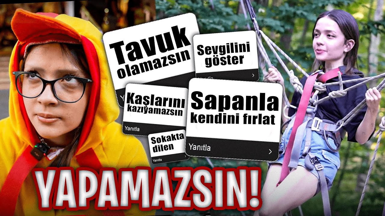 İNSAN SAPANIYLA FIRLATILDIM ! #YAPAMAZSINFERİDE 2