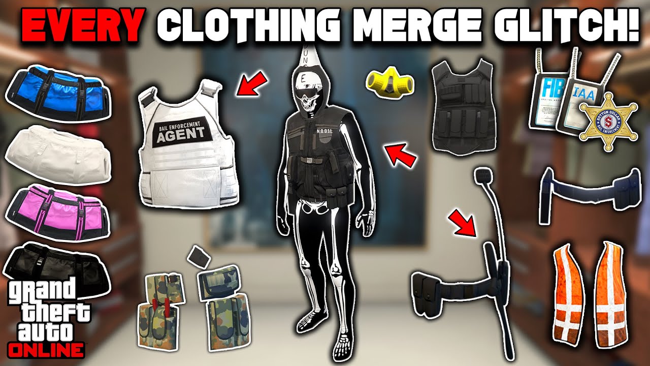 Every Clothing Merge Glitch In GTA 5 Online!