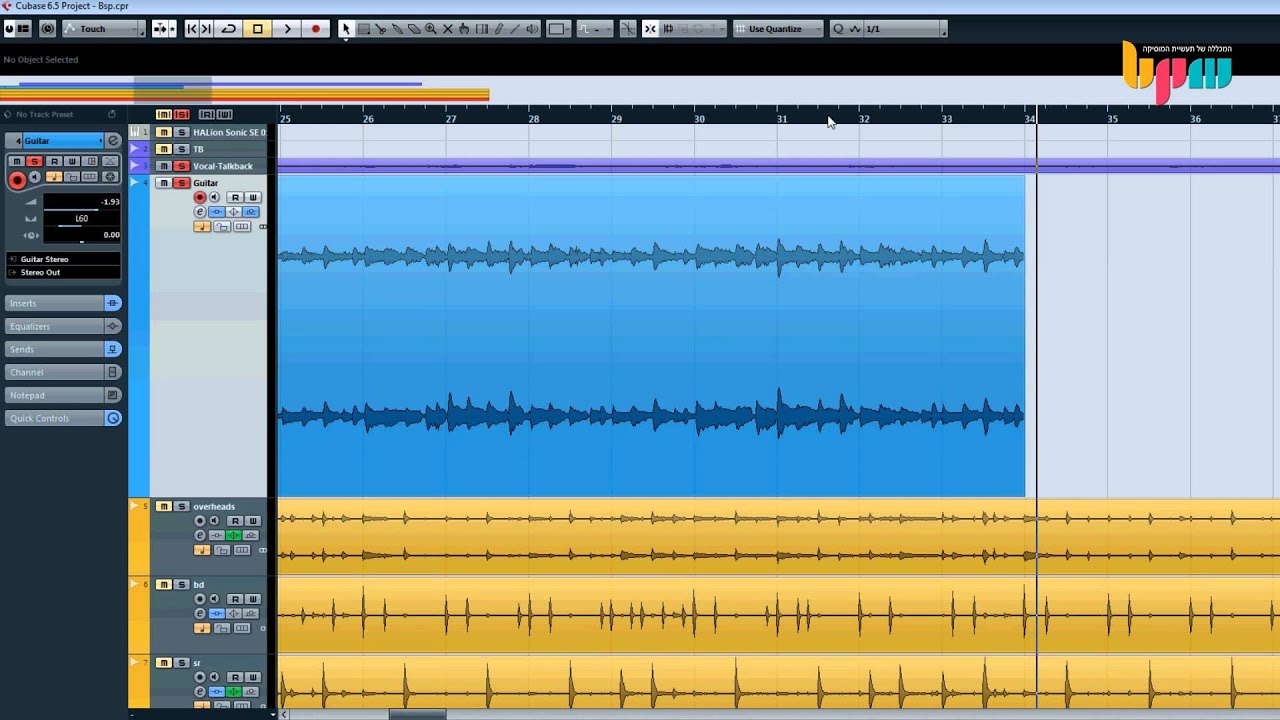 מדריך הקלטת סאונד בתוכנה - מכללת BPM