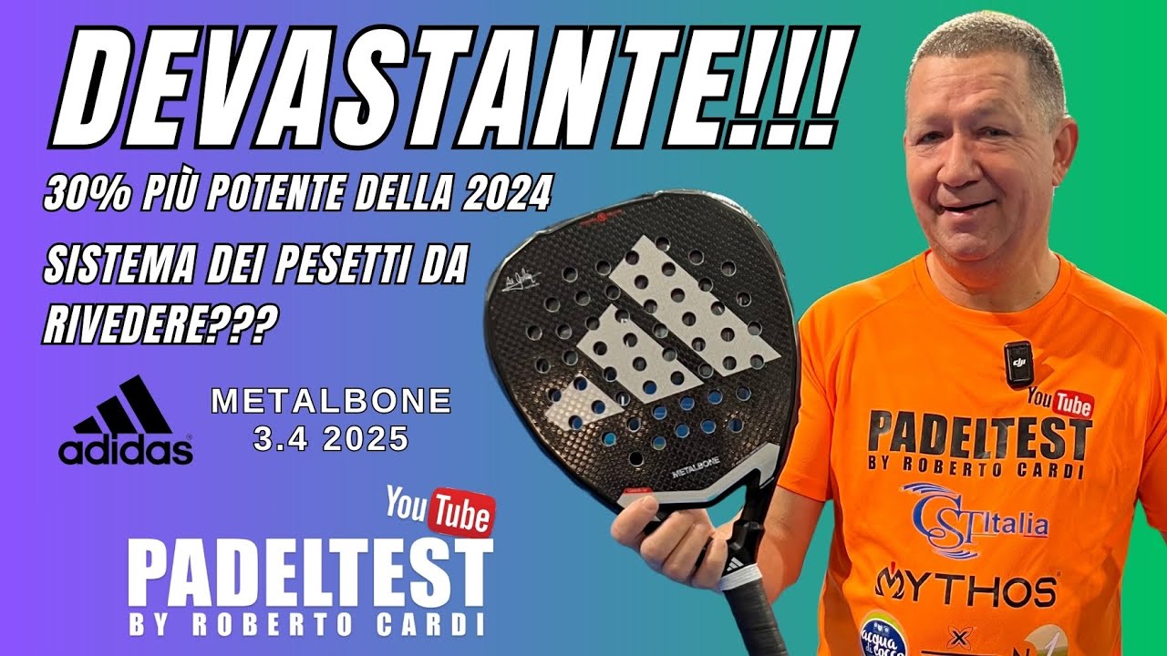 ADIDAS METALBONE 3.4 2025. Padel Test by Roberto Cardi