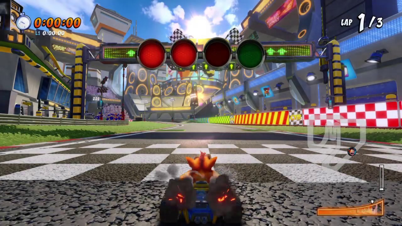 Crash Team Racing Nitro Fueled - Turbo Track Developer Time Trial - Using Drift Class