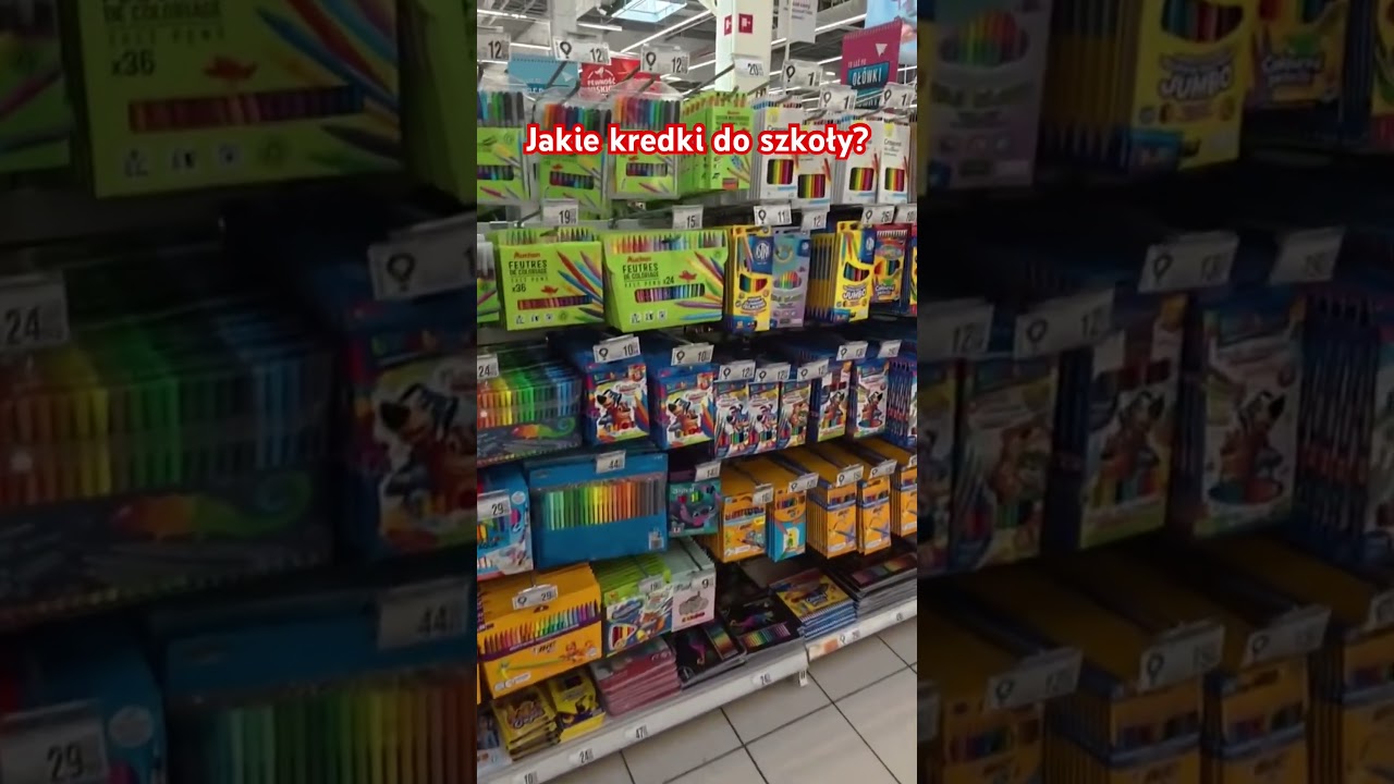 Jakie kredki do szkoły? 