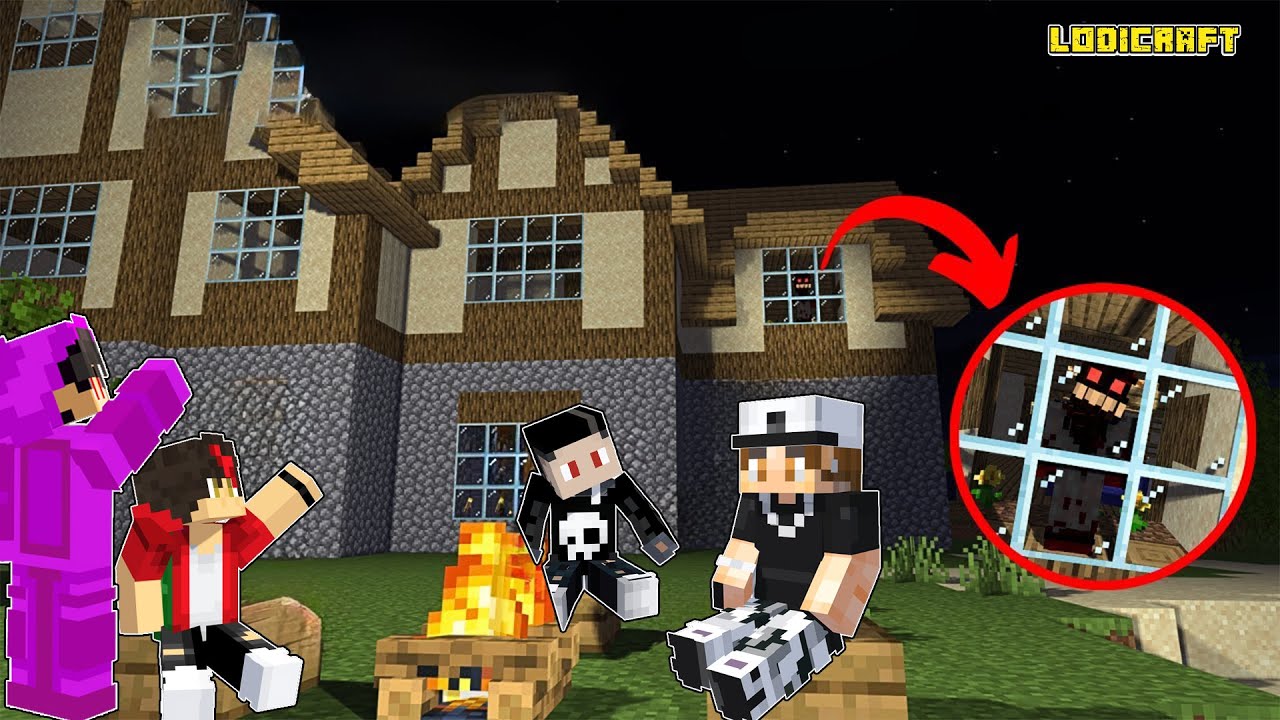 Horror TRAIN Inside THE HAUNTED HOUSE In Minecraft...