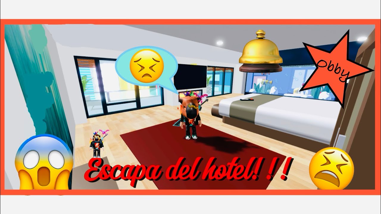 ESCAPANDO DEL HOTEL DE ROBLOX!!! 😜🏨😈