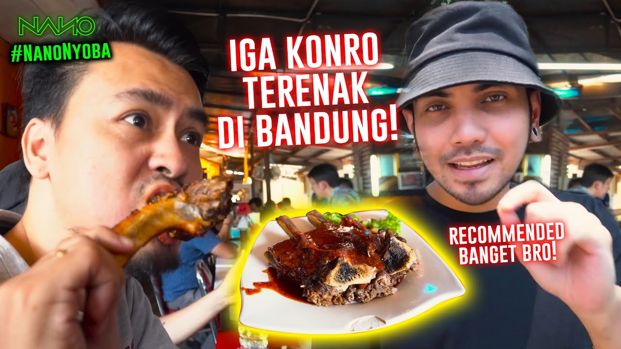 Nano Nyoba - Makan Iga Konro Terenak di Bandung, Mantep Banget!