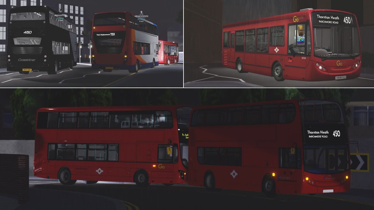 Roblox Croydon | Hogarth Crescent Bus Spotting | 08/07/2024 | 1.3.1 Sim Server