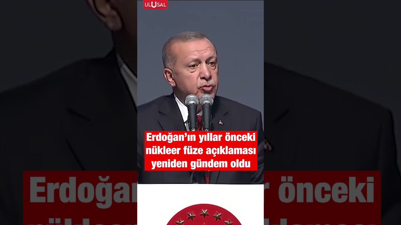 Erdoğan'ın yıllar &ouml;nce n&uuml;kleer başlıklı f&uuml;ze hakkında yaptığı a&ccedil;ıklama yeniden g&uuml;ndem oldu #shorts