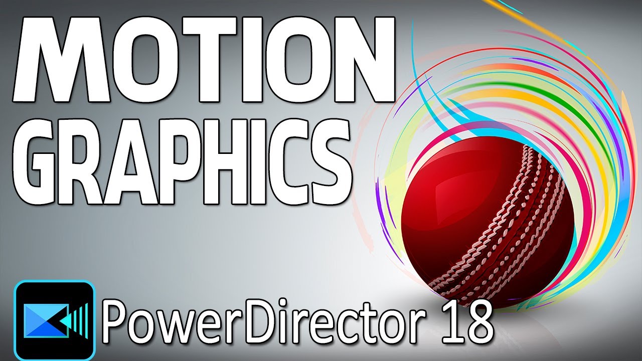 How to Make Motion Graphics in Title Designer | PowerDirector