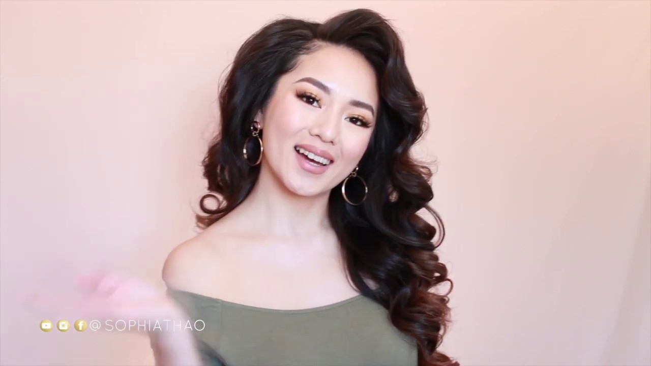 How I Get BIG Voluminous Curls! | Sophia Thao