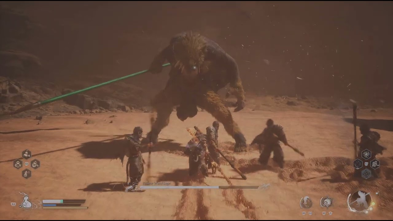 Black Myth: Wukong - Yellow Wind Sage boss fight