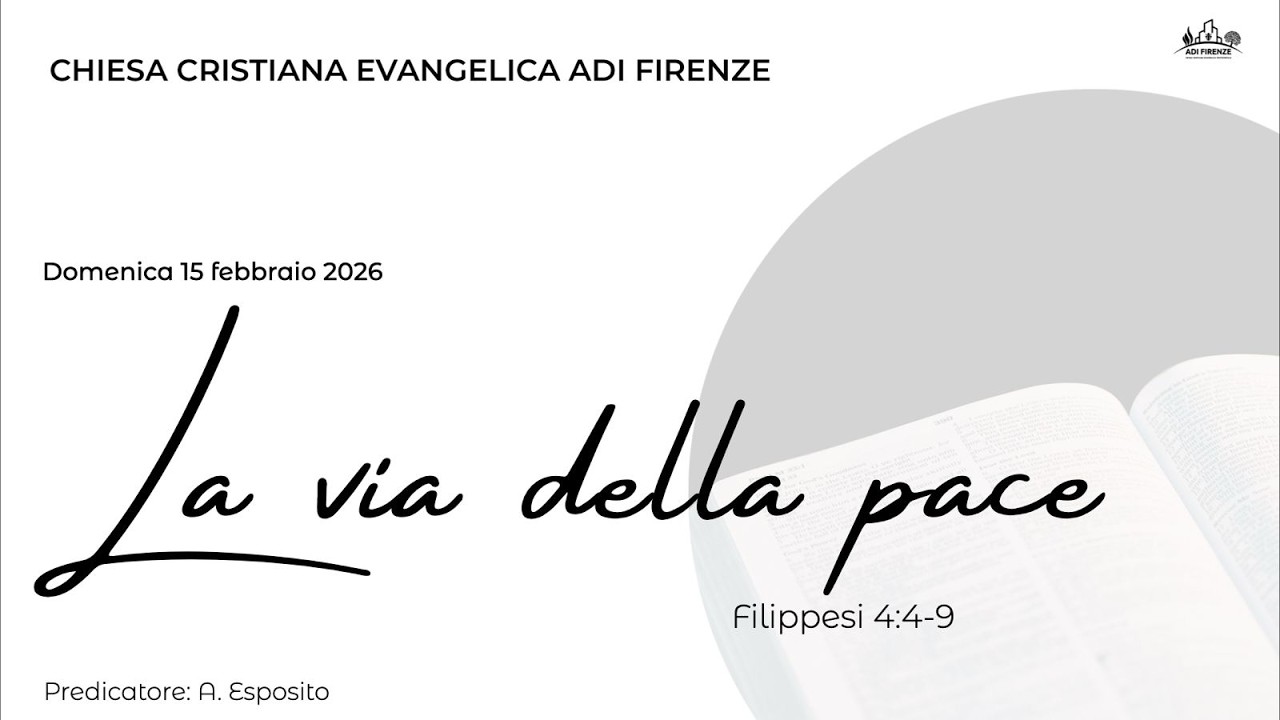 La via della pace (Filippesi 4:4-9)