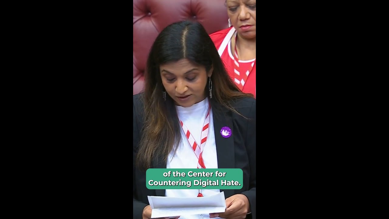 Baroness Shah cites CCDH and calls Meta out for fueling violence on Facebook