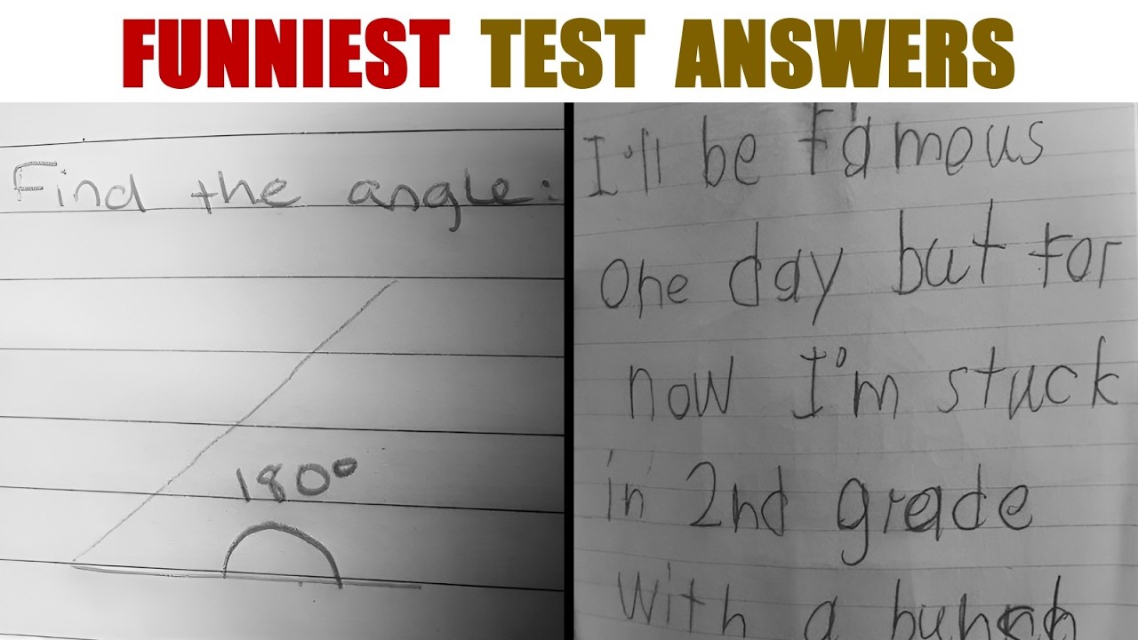 The Sassiest And Funniest Test Answers That Left Teachers Rolling | Kids Who Will Go Far In Life