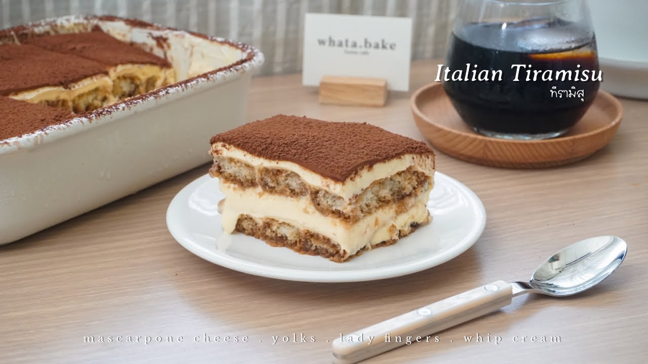 Italian Tiramisu 🍰☕️✨ทีรามิสุ ,เค้กไม่อบ