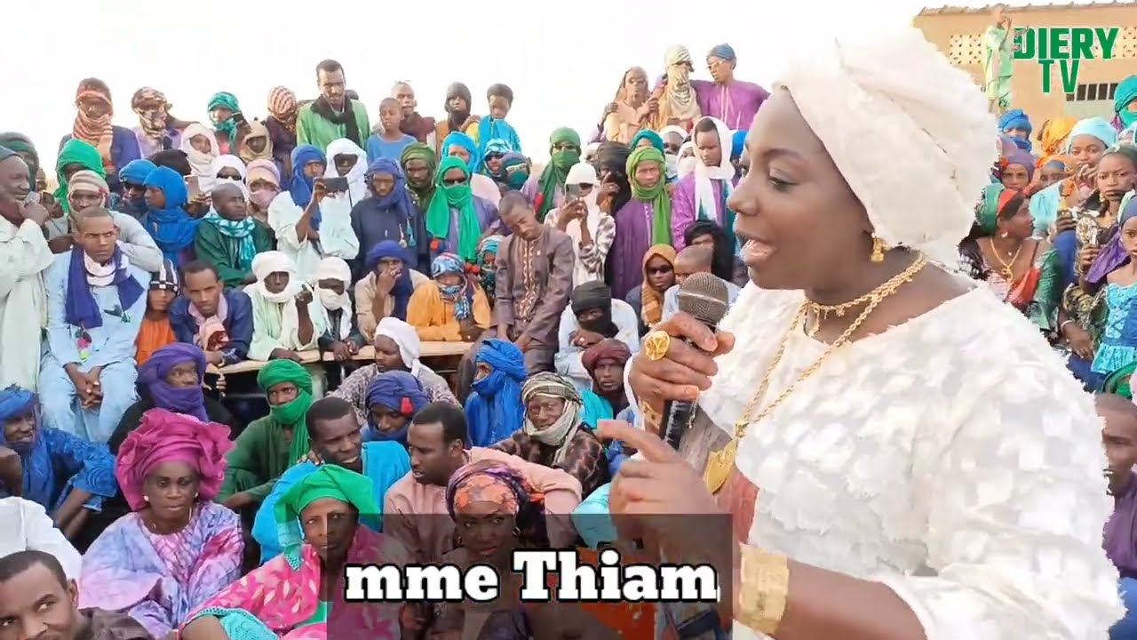 madame Thiam remercie Mr le Maire demel dembarou sow