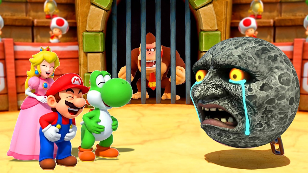 Mario Party Series - All 1vs3 Minigames - Can Team Mario Beat Donkey Kong?