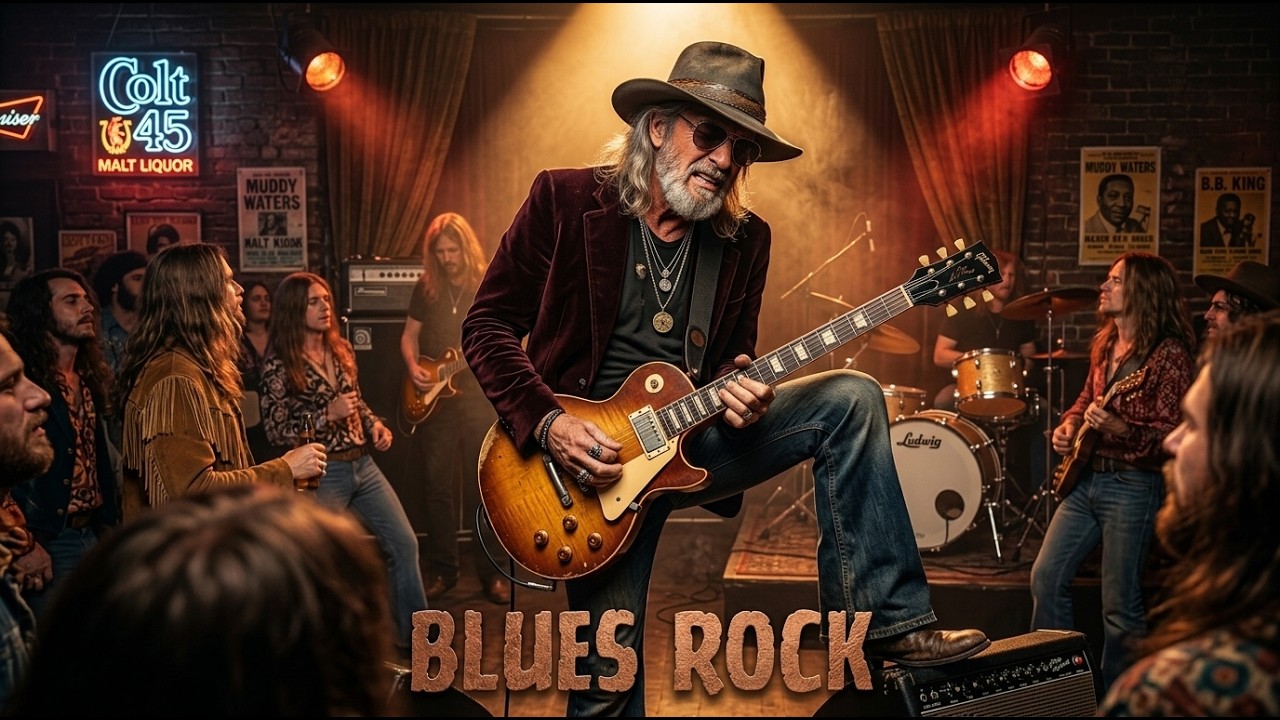 Jimi Hendrix, Gary Moore, Eric Clapton 🎸 Classic Blues Rock Guitar Masters Playlist