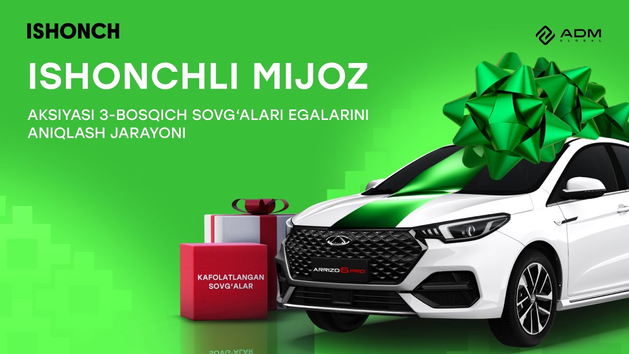 Chery Arizzo 6 Pro kimga nasib etadi? ISHONCHLI MIJOZ jonli efir