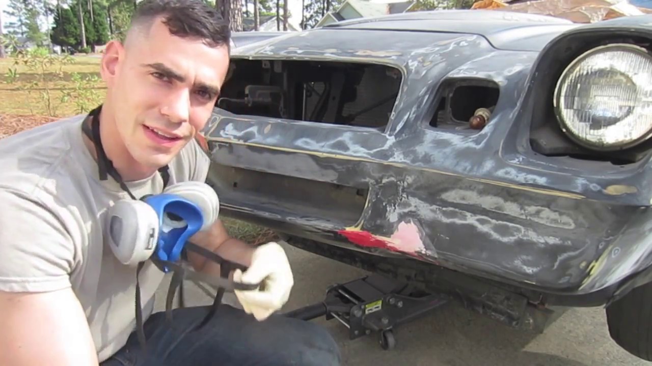 1980 Camaro Z28 Urethane Bumper Repair
