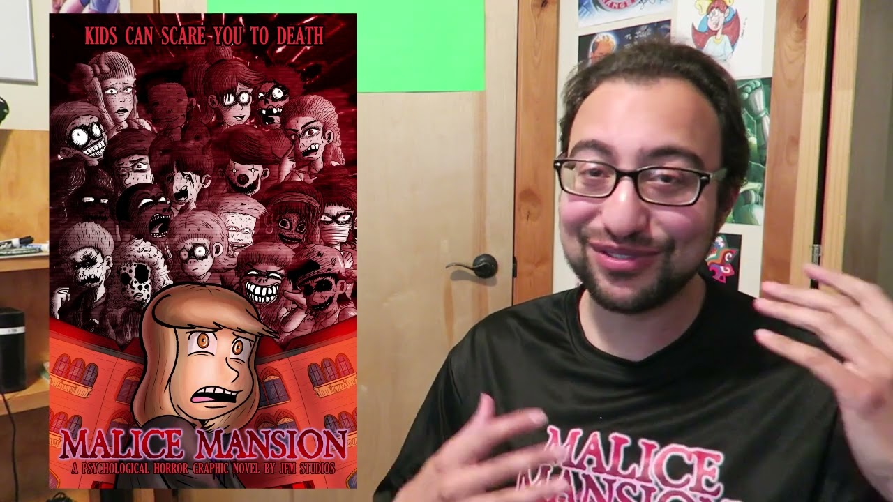 Malice Mansion:  My New Horror Graphic Novel!