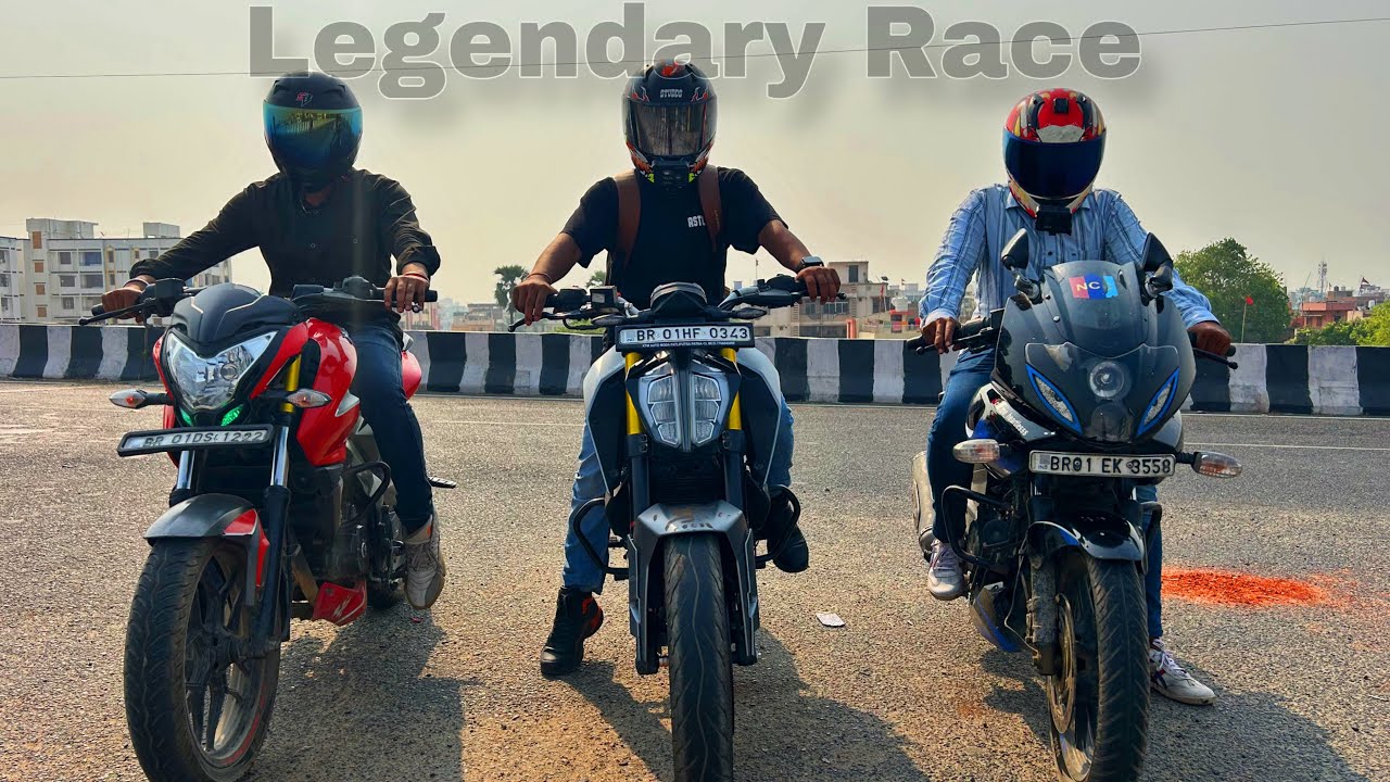 Pulsar 220 Bs4 vs DUKE 200 Bs6 vs NS200 Bs4 | LEGENDARY RACE BATTLE