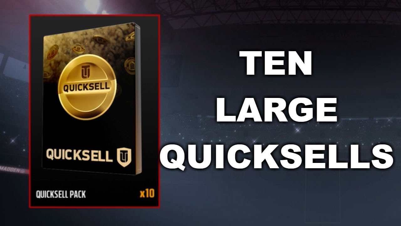 10 LARGE QUICKSELLS!! MUT 17