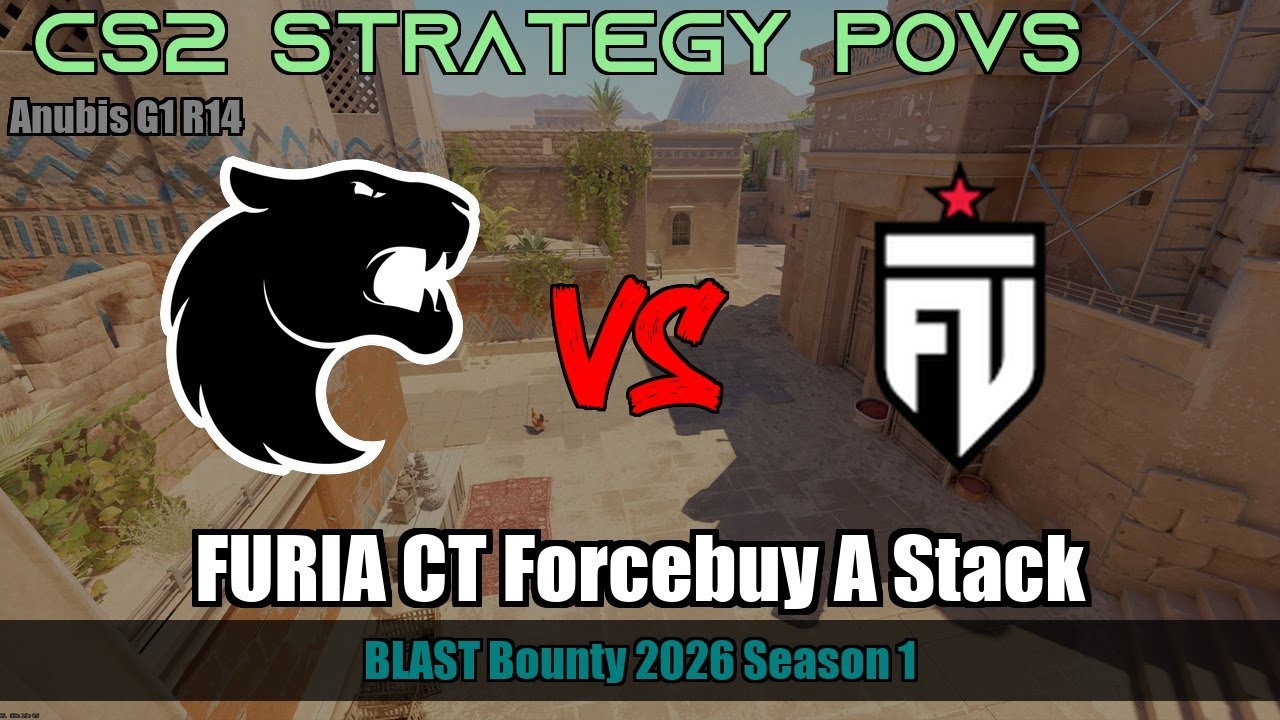 FURIA CT Forcebuy A Stack - Anubis G1R14 | FURIA | BLAST Bounty 2026 Season 1 