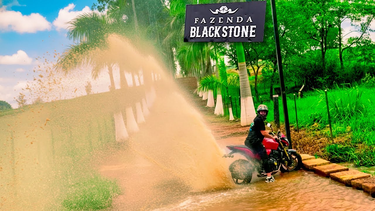 FIZ UMA CASCATA NA ENTRADA DA FAZENDA BLACK STONE !! 10&deg; *temporada da fazenda* 😱