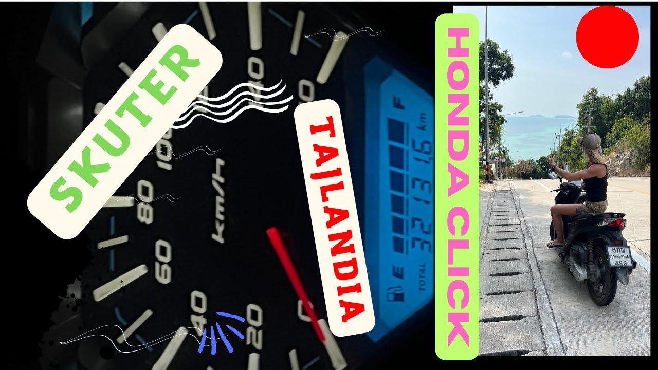 Skuter Honda Click w Tajlandii - vlog