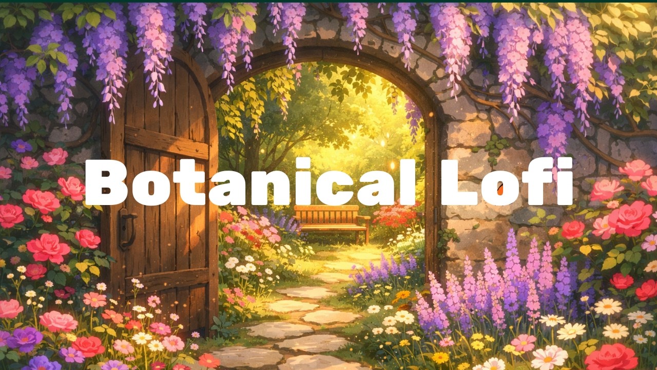 Botanical Garden Lofi | Relaxing Beats for Natural Inspiration & Peaceful Plant Care