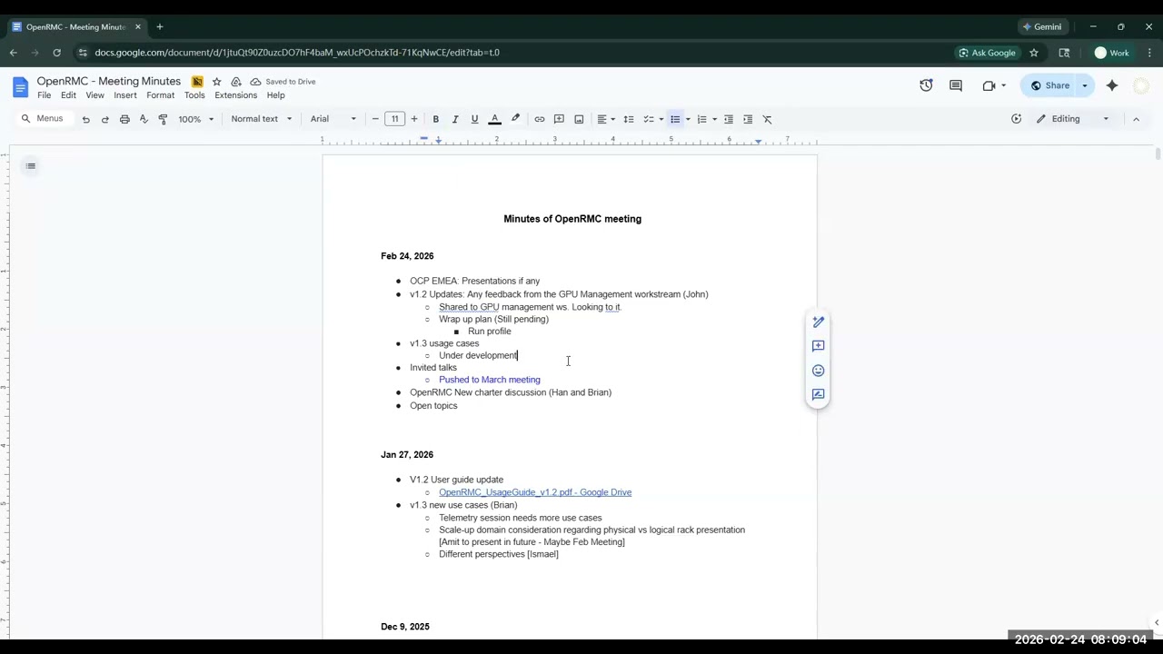 Конкурс проектов OCP HM - OpenRMC-DM (24 февраля 2026 г.)