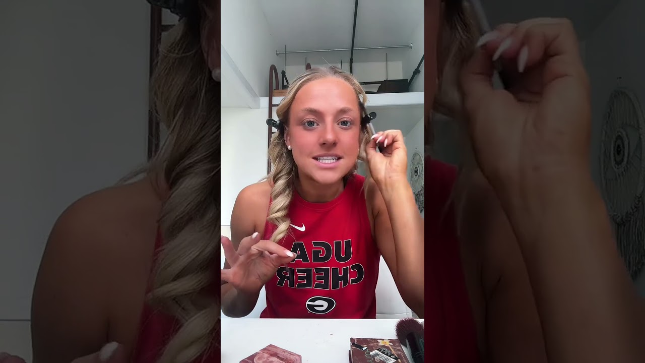 Game Day Energy #grwm #cheer #collegecheer