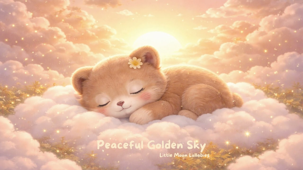 Little Moon Lullabies - Peaceful Golden Sky✨🌌