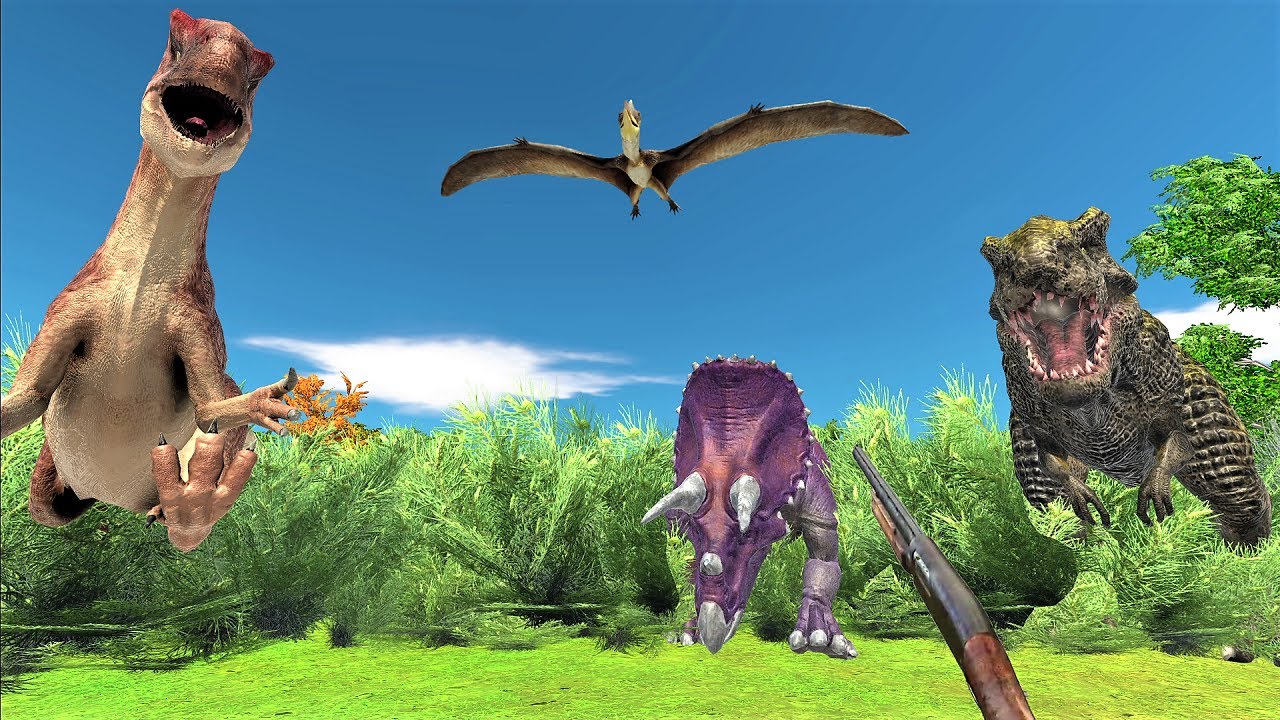 【Take 9】Survive in the grasslands with dinosaurs. FPS perspective! | Animal Revolt Battle Simulator