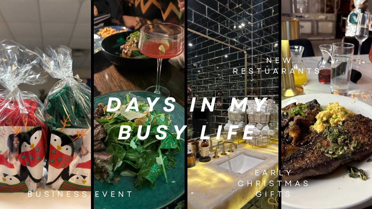 DITL as a Very Busy Girl: Girl Dinner, Pay What You Can Day, Book Club Holiday Party + MORE!