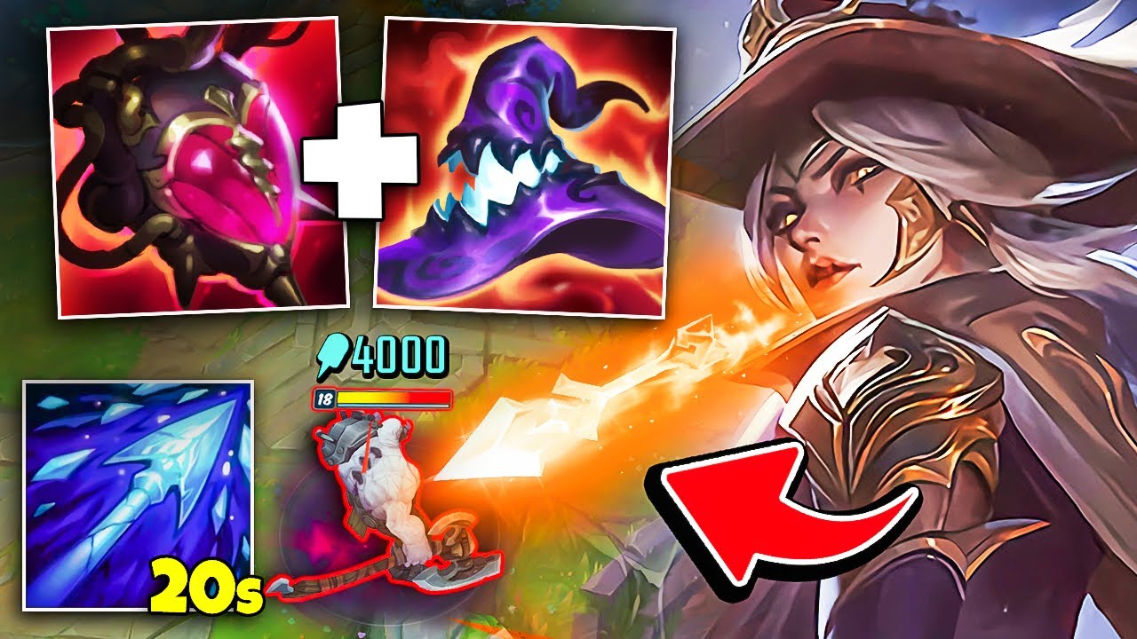 ASHE, BUT I SHOOT AN ARROW THAT BURNS YOU FOR 3000 DAMAGE! (NEW AP ASHE BUILD)