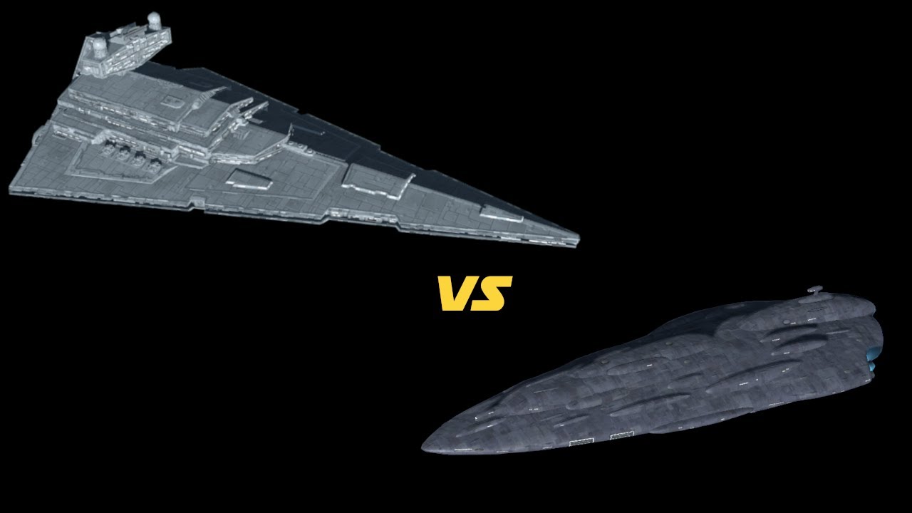Imperial-II Star Destroyer VS MC90 Star Cruiser (Star Wars Empire at War: Thrawn's Revenge)