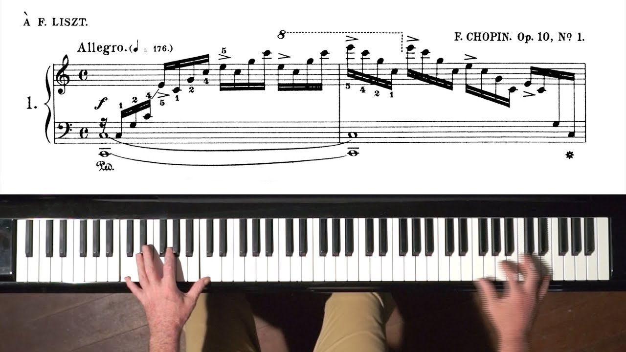 Chopin Etude Op.10 No.1 TUTORIAL Part 2 - P. Barton FEURICH piano