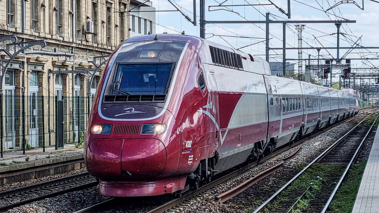 TGV Eurostar,Thalys,Pos,Réseau,Ouigo et Duplex lancé à 300km/h sur la Lgv Nord 