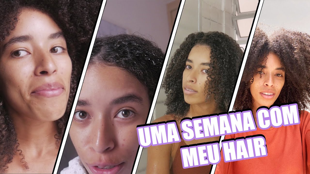 UMA SEMANA COM MEU CABELO CRESPO