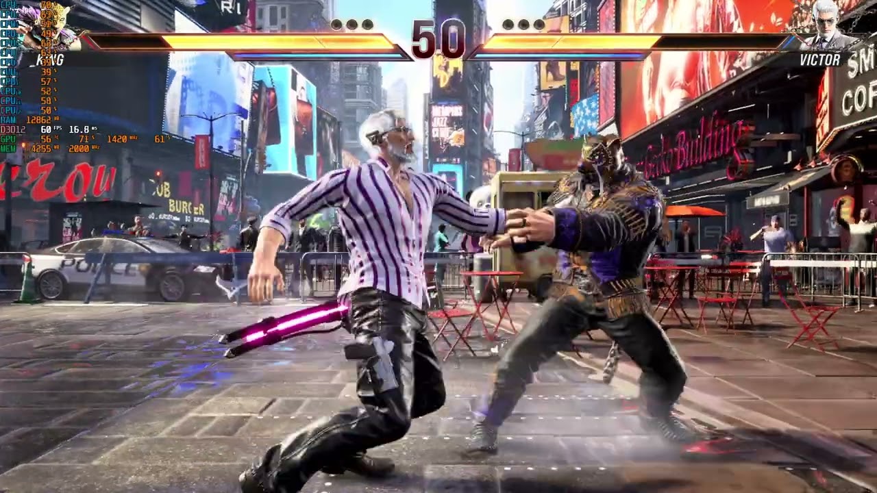 RX 590 8GB GME - Tekken 8 Benchmark (1080p)