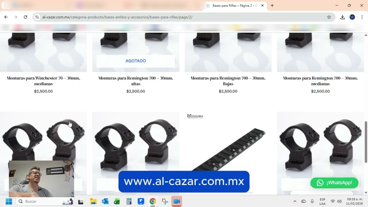 Todas nuestras miras telescópicas