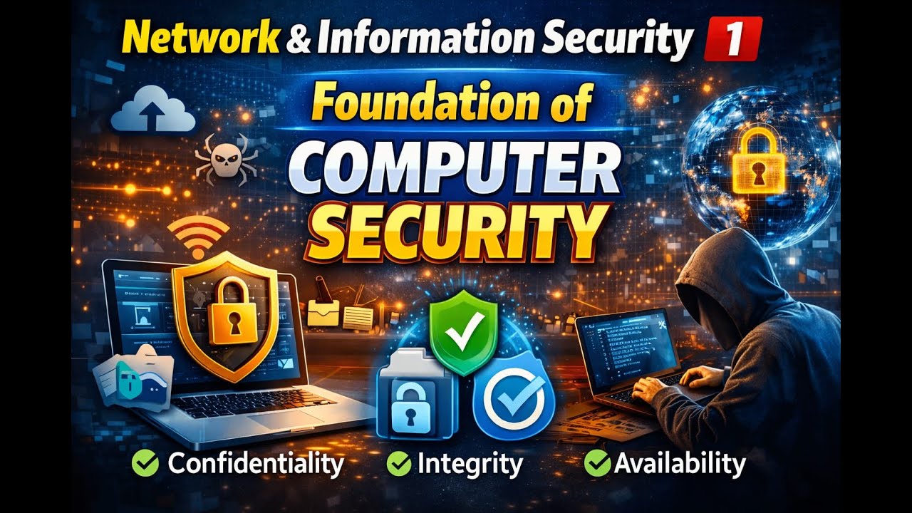 Network & Information Security | Chapter no 1 Lecture 1 K SCHEME | MSBTE