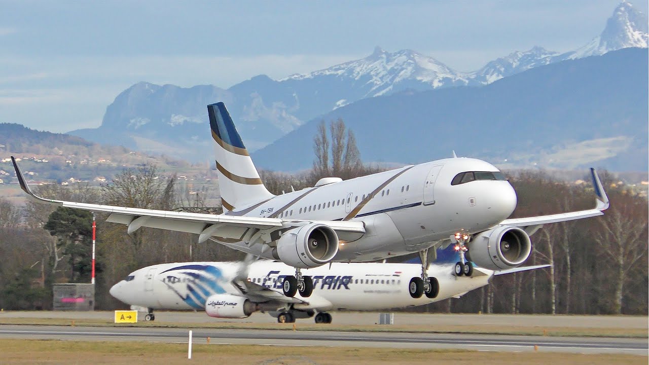 30+ Minutes Planespotting at Geneva Airport 2025