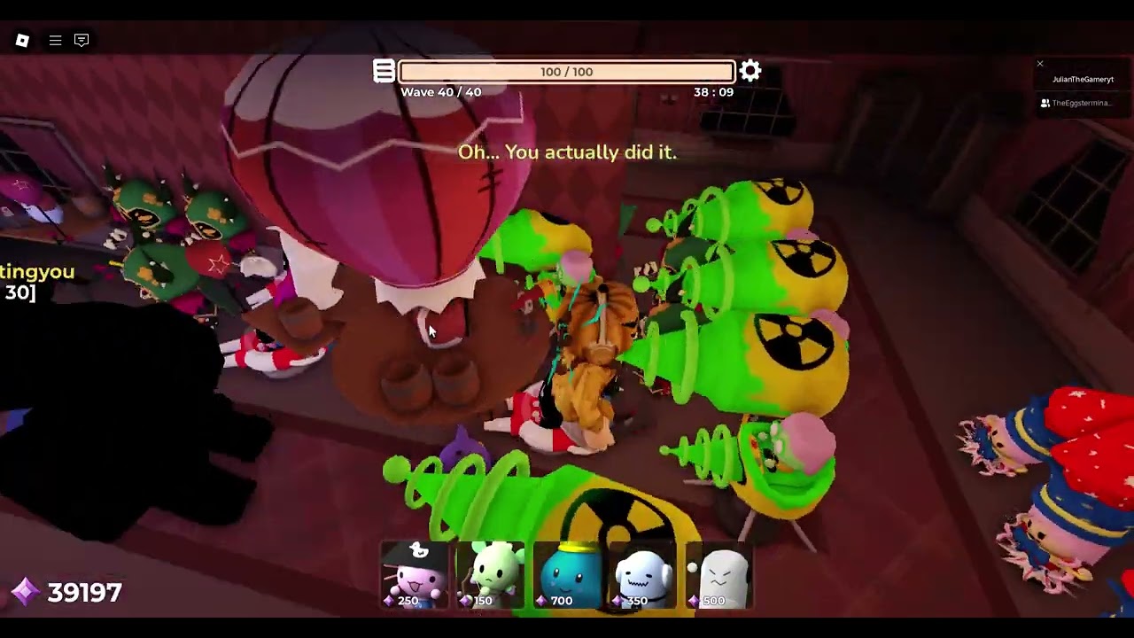 finally got void buster (doors x tower heroes event)