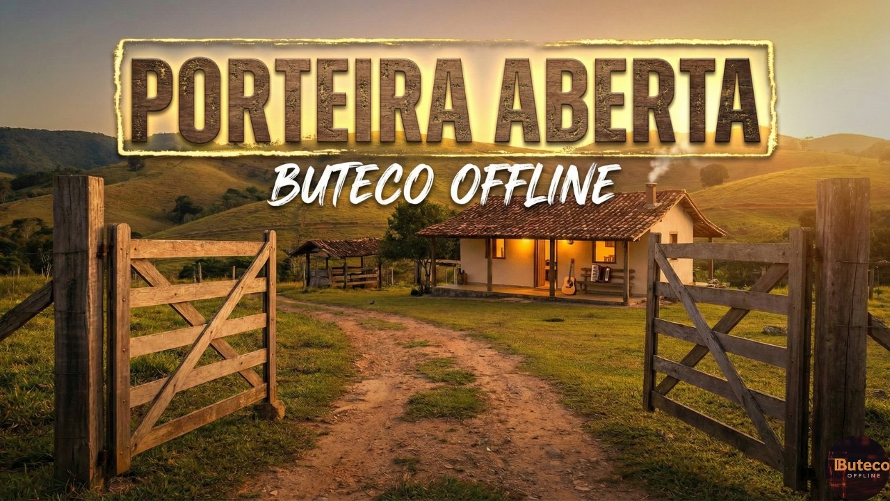 Porteira Aberta - Buteco Offline | Modão Sertanejo para Churrasco