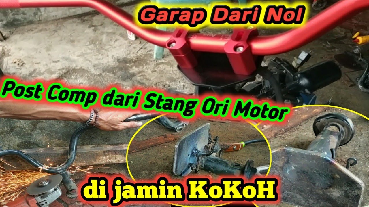 🔴Tutorial terLengkap CUSTOM POST COMP⁉️ Dudukan Stang Trondol dari NOL ☑️vlog 118