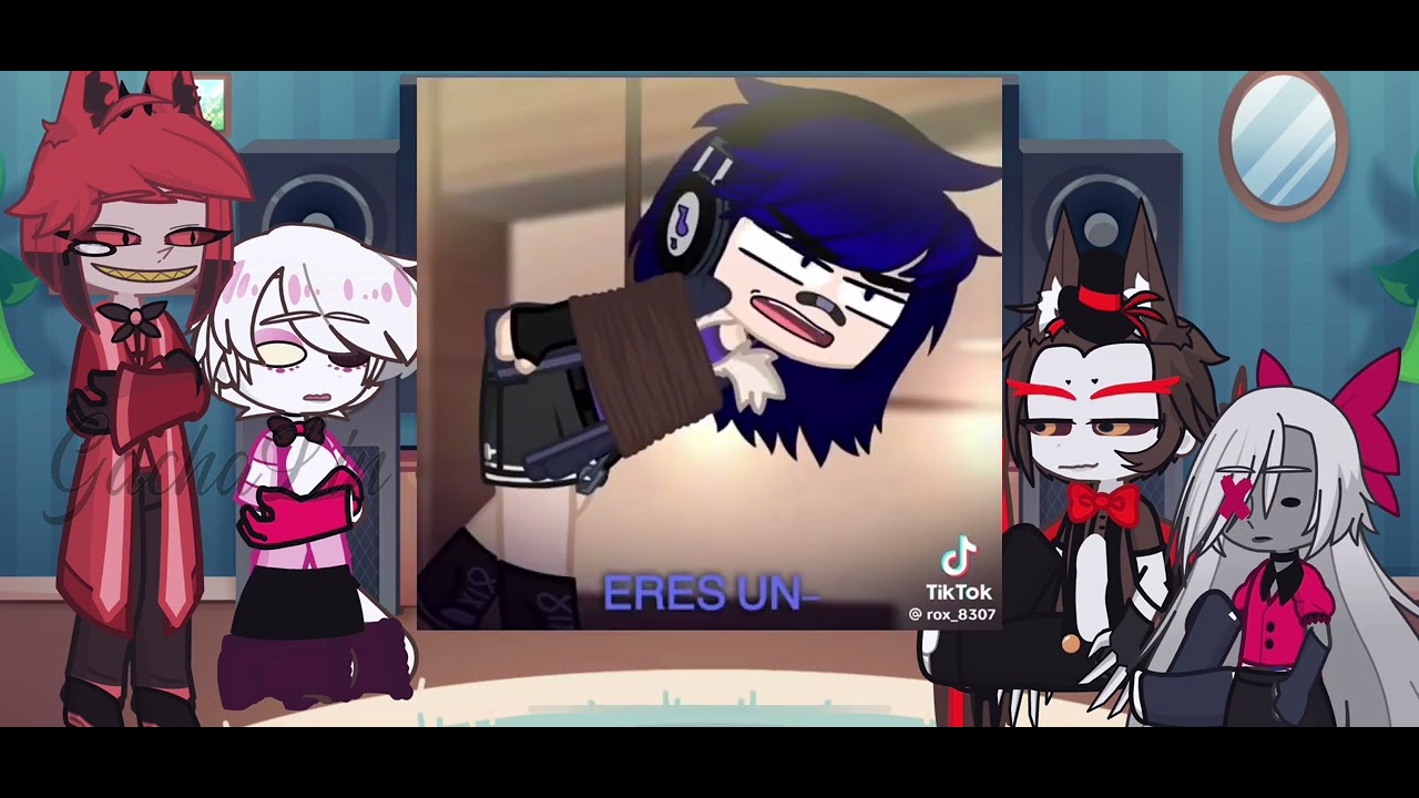 Hazbin hotel react to Charlie as gacha