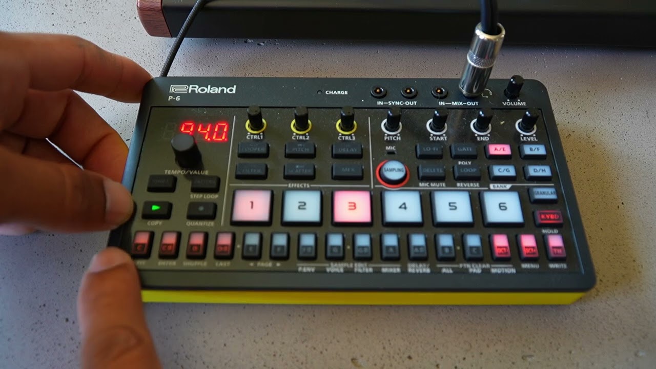 Roland P-6 & Orange Terror Stamp #rolandaira #music #beatmaking #guitar