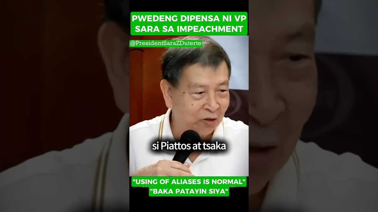 Ex Defense Chief Explains the Need for Confidential Funds #saraduterte #shorts